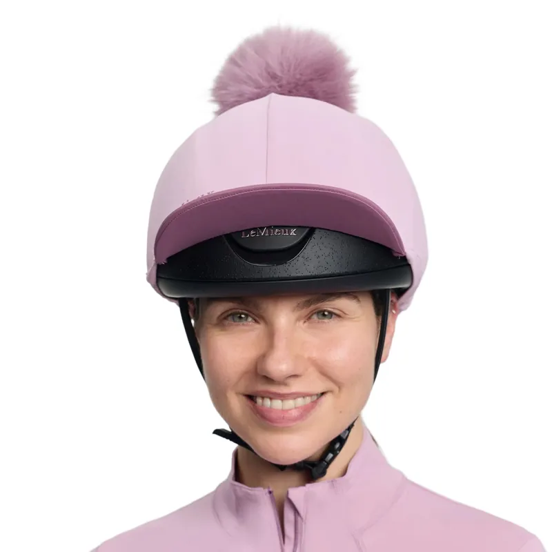 LeMieux Classique Pom Hat Silk - Fondant-3