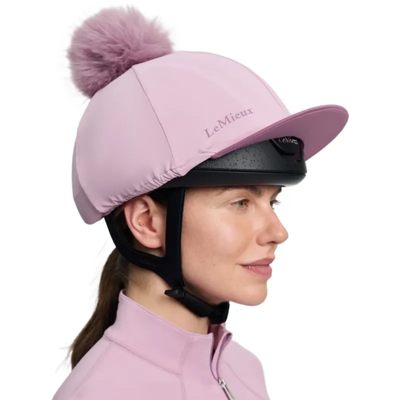 LeMieux Classique Pom Hat Silk - Fondant-4