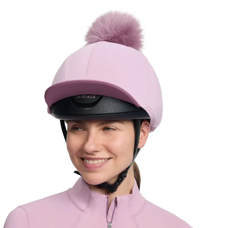 LeMieux Classique Pom Hat Silk - Fondant-7