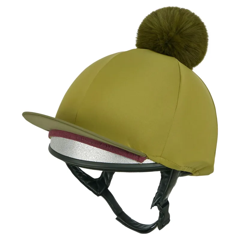 LeMieux Classique Pom Hat Silk - Gooseberry-2