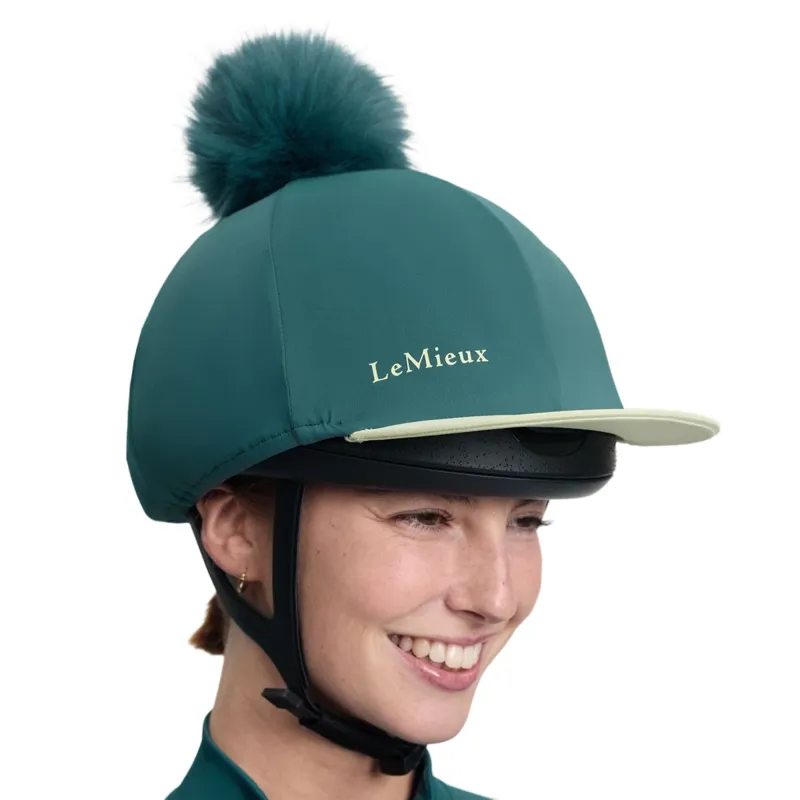 LeMieux Classique Pom Hat Silk - Jungle-3