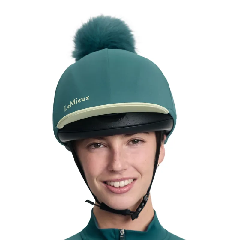 LeMieux Classique Pom Hat Silk - Jungle-4