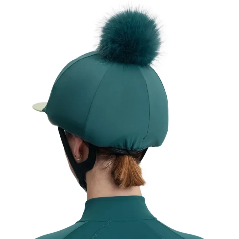 LeMieux Classique Pom Hat Silk - Jungle-6