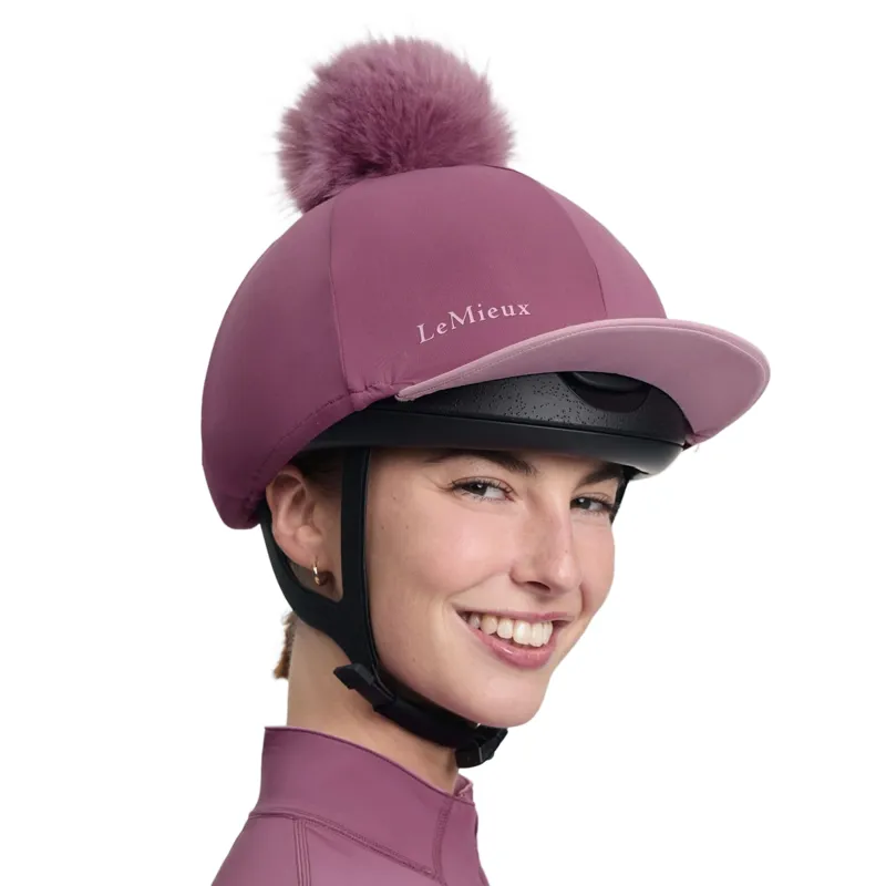 LeMieux Classique Pom Hat Silk - Mallow-5