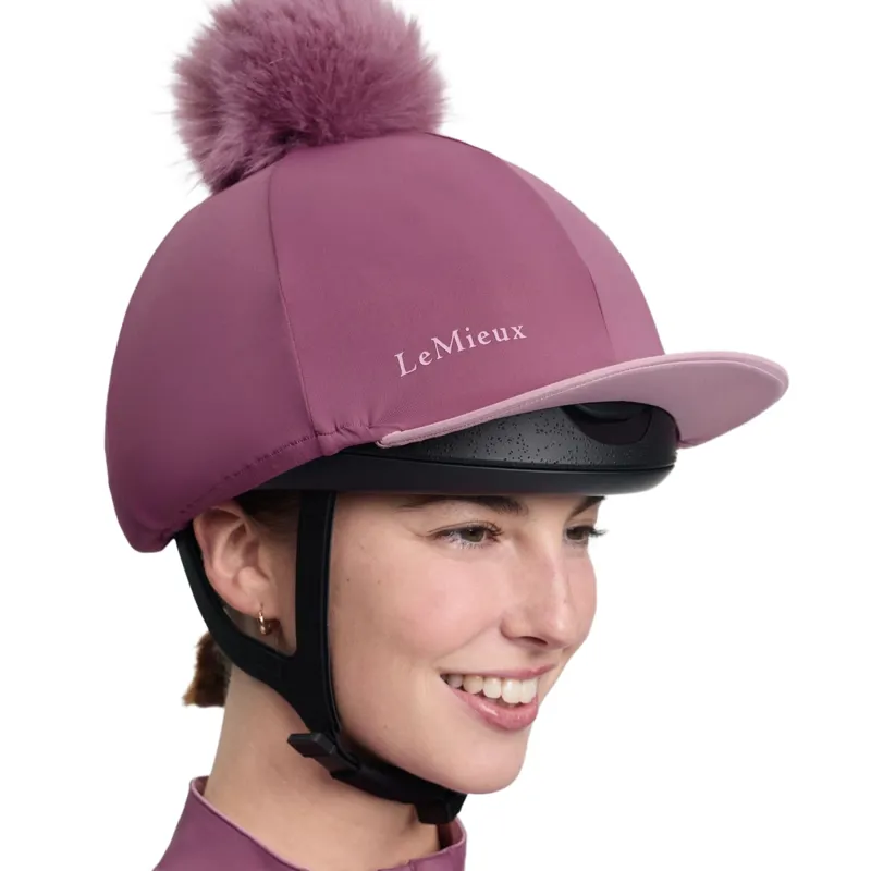 LeMieux Classique Pom Hat Silk - Mallow-6
