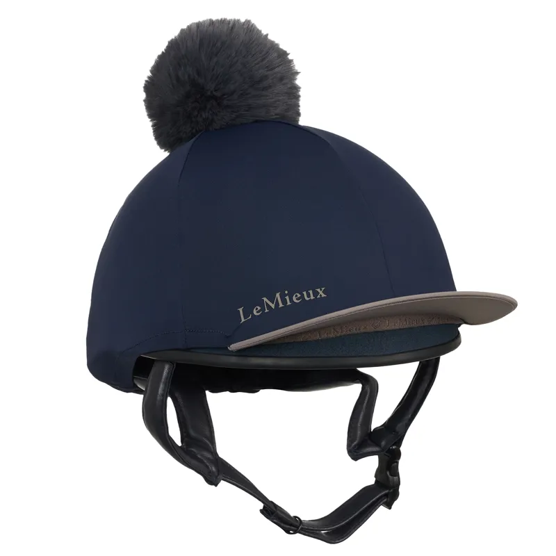 LeMieux Classique Pom Hat Silk - Navy