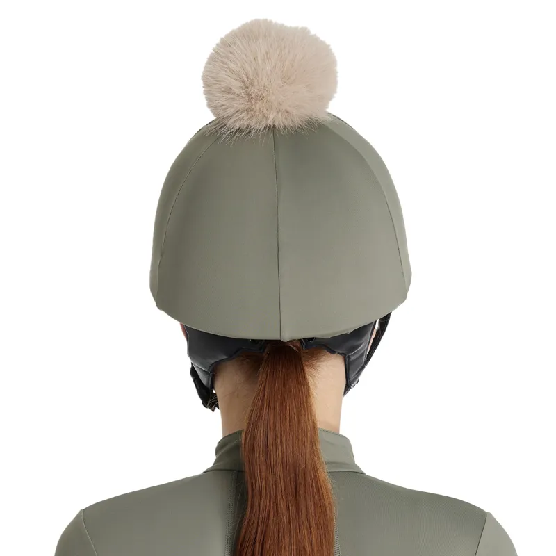 LeMieux Classique Pom Hat Silk - Rosemary-2