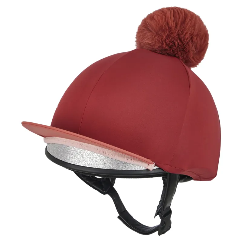 LeMieux Classique Pom Hat Silk - Russet-2