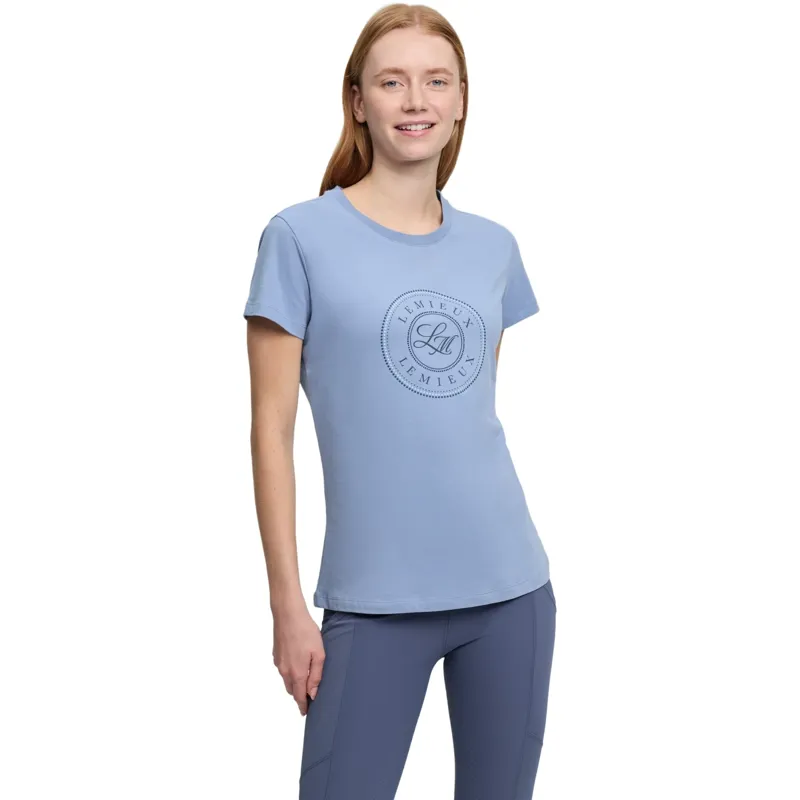 LeMieux Classique Womens T-Shirt - Powder Blue-1