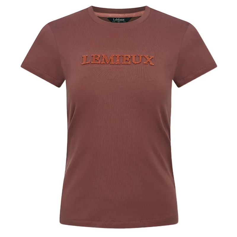 LeMieux Classique Ladies T-Shirt - Rosewood-1