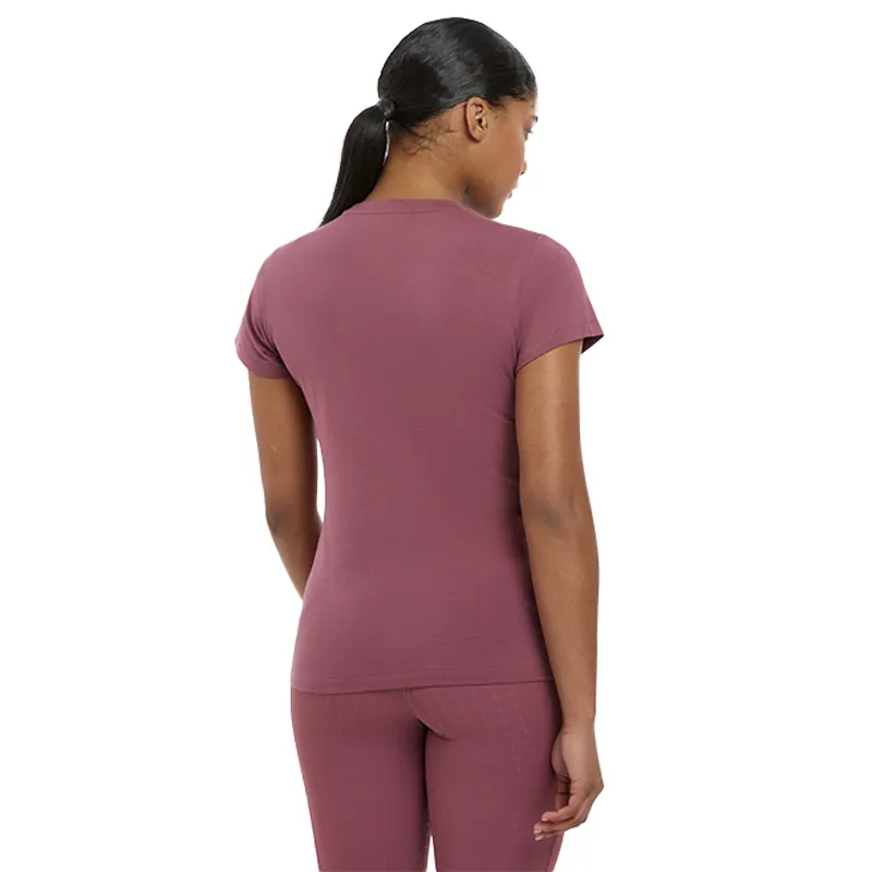 LeMieux Classique Ladies T-Shirt - Rosewood-2