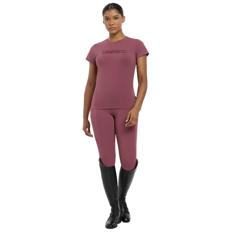 LeMieux Classique Ladies T-Shirt - Rosewood-4
