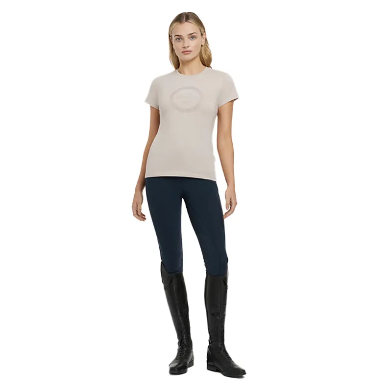 LeMieux Classique Ladies T-Shirt - Stone-4