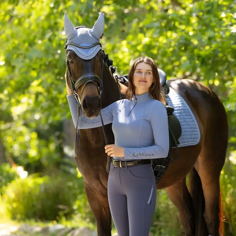 LeMieux Classique Womens Base Layer - Powder Blue-1