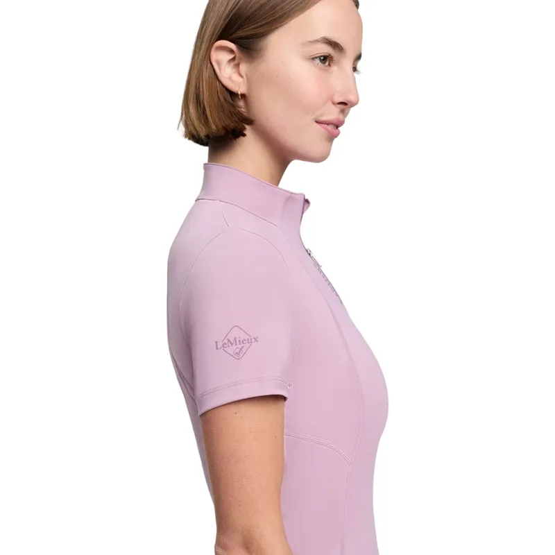 LeMieux Classique Womens Short Sleeve Base Layer - Fondant-3