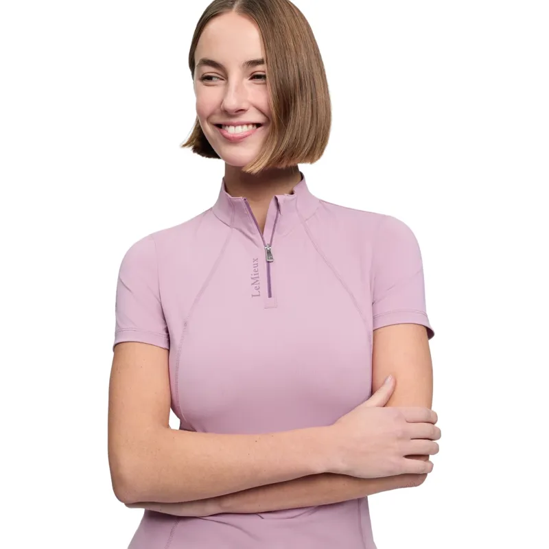 LeMieux Classique Womens Short Sleeve Base Layer - Fondant-4