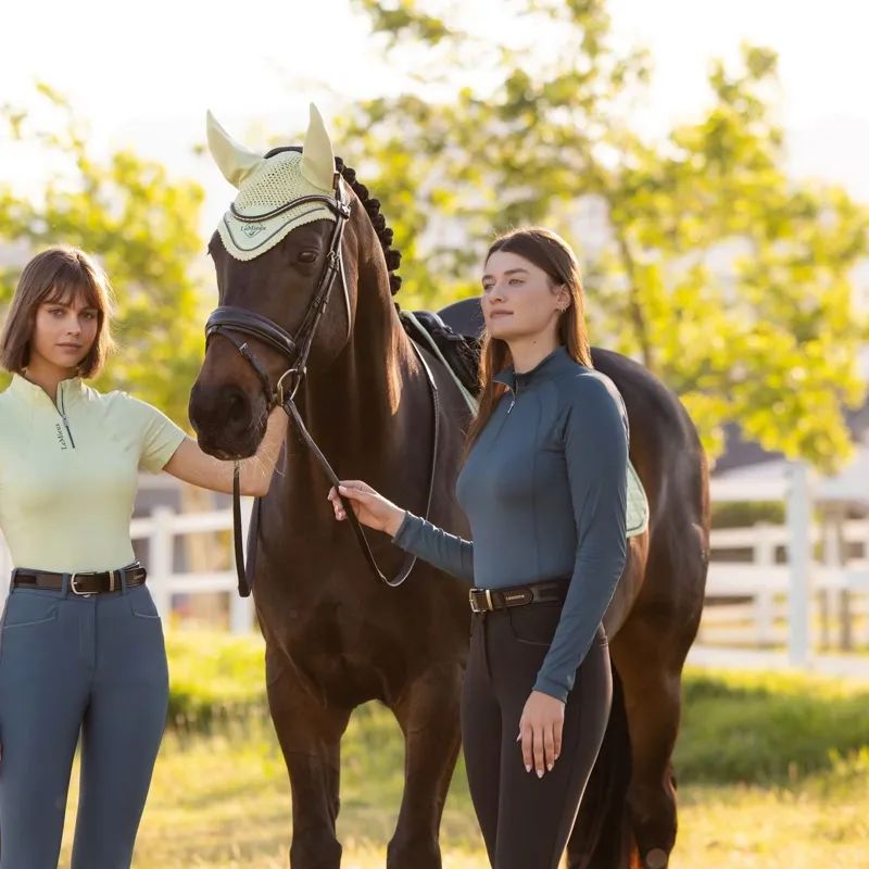 LeMieux Classique Womens Short Sleeve Base Layer - Macaron-5