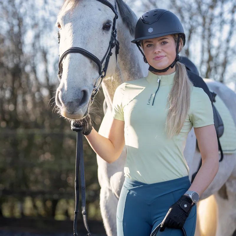 LeMieux Classique Womens Short Sleeve Base Layer - Macaron-4