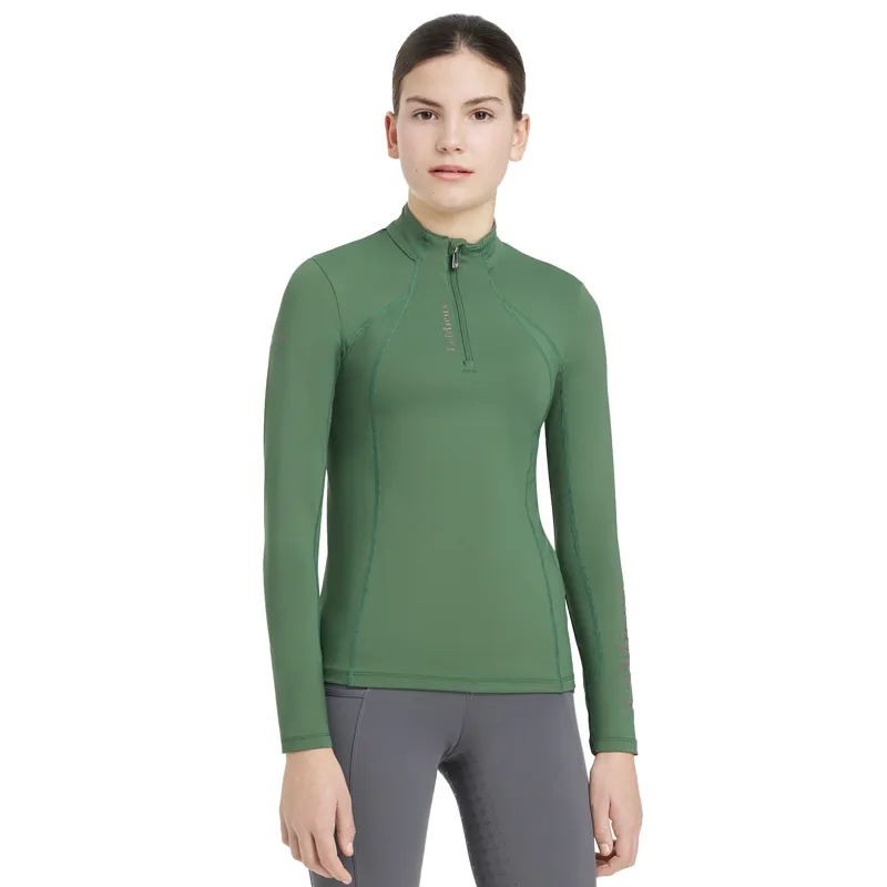 LeMieux Classique Young Rider Long Sleeve Base Layer - Hunter Green