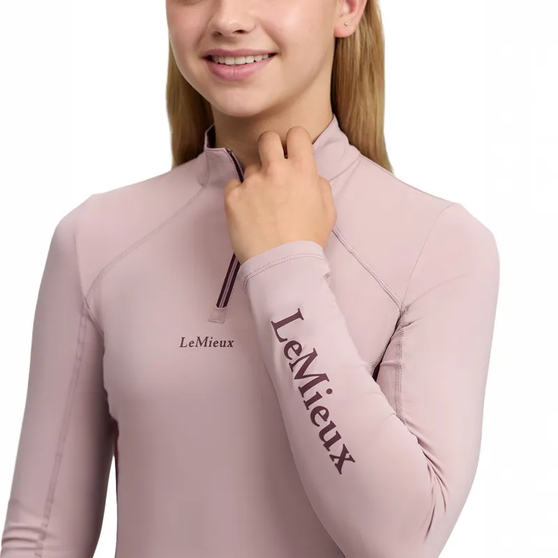 LeMieux Young Rider Classique Long Sleeve Base Layer - Wild Rose-3