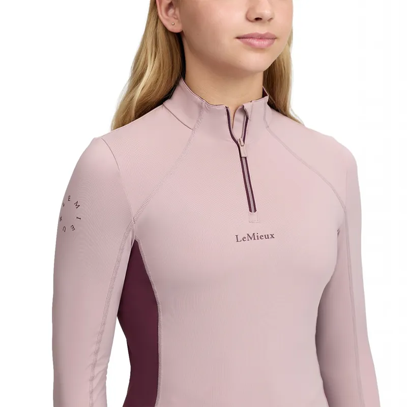 LeMieux Young Rider Classique Long Sleeve Base Layer - Wild Rose-5