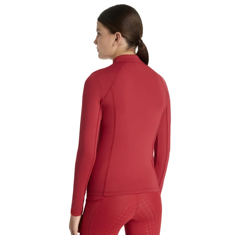 LeMieux Classique Young Rider Long Sleeve Base Layer - Chilli-1