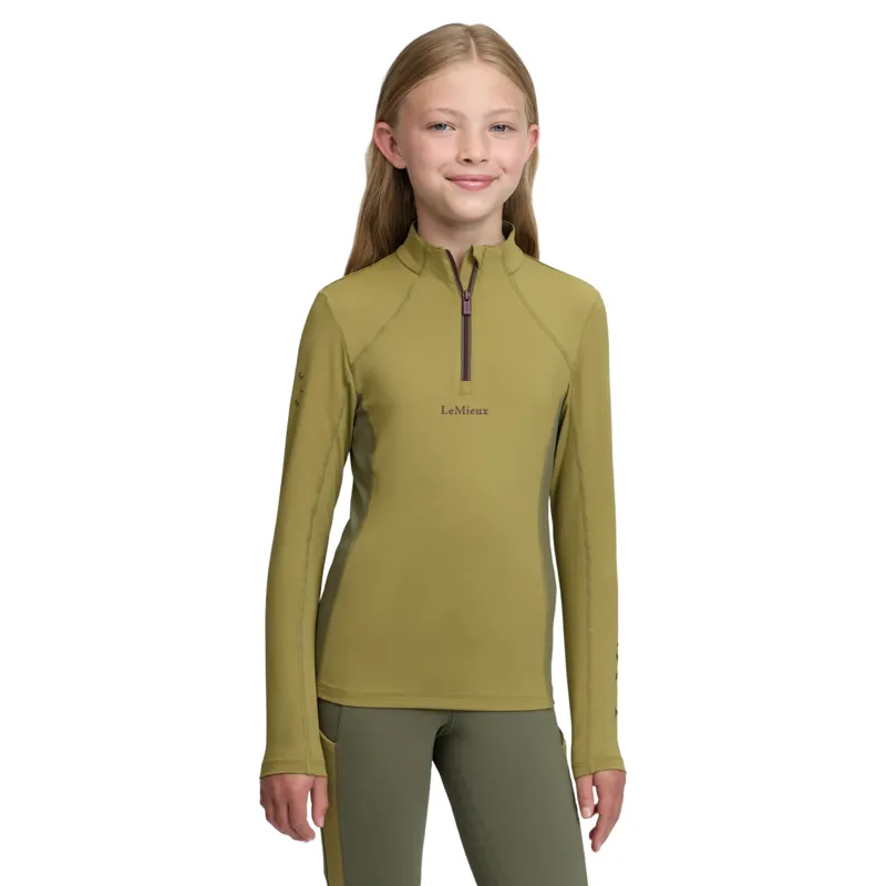 LeMieux Young Rider Classique Long Sleeve Base Layer - Gooseberry