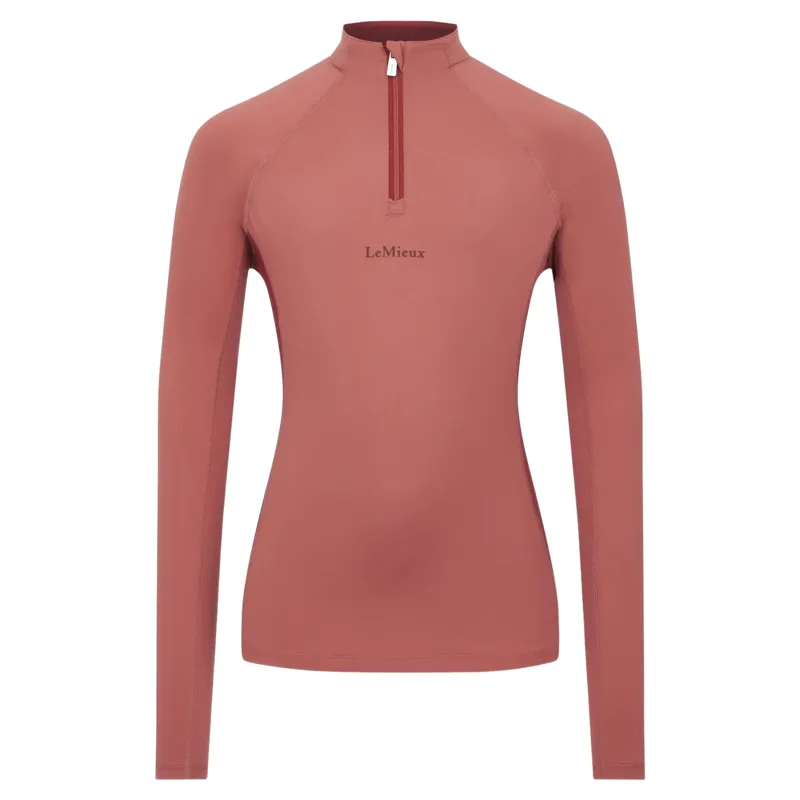 LeMieux Young Rider Classique Long Sleeve Base Layer - Spiced Earth-3