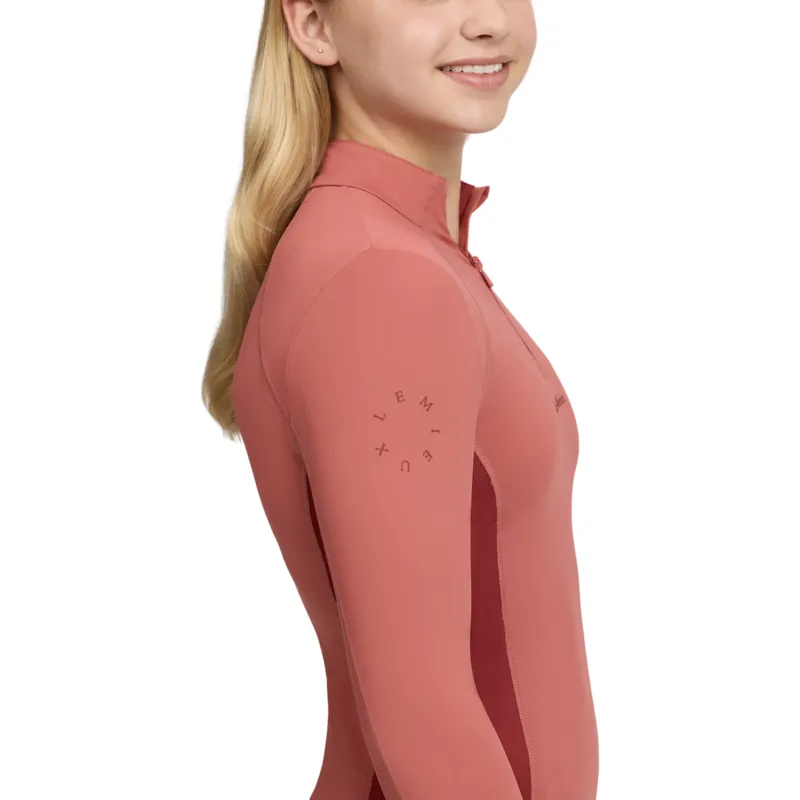 LeMieux Young Rider Classique Long Sleeve Base Layer - Spiced Earth-5