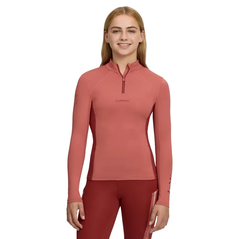 LeMieux Young Rider Classique Long Sleeve Base Layer - Spiced Earth