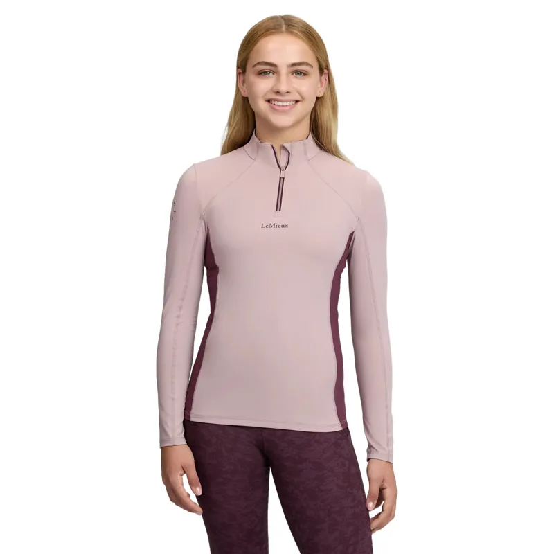 LeMieux Young Rider Classique Long Sleeve Base Layer - Wild Rose