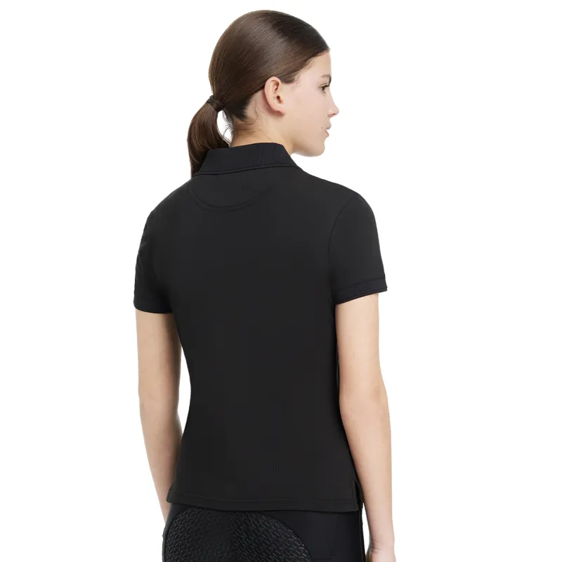 LeMieux Young Rider Classique Polo Shirt - Black-1