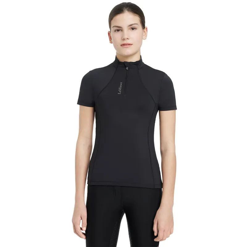 LeMieux Young Rider Classique Short Sleeve Base Layer - Black