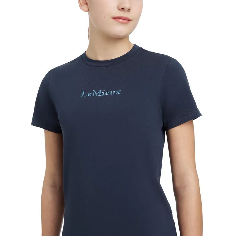 LeMieux Young Rider Classique T-Shirt - Navy-3