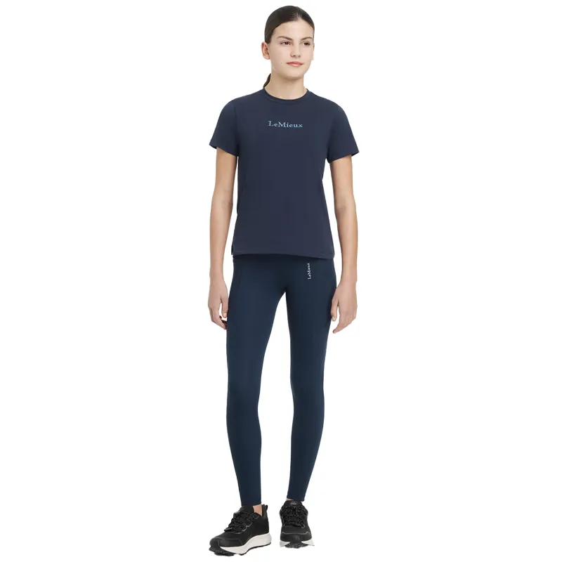LeMieux Young Rider Classique T-Shirt - Navy-4