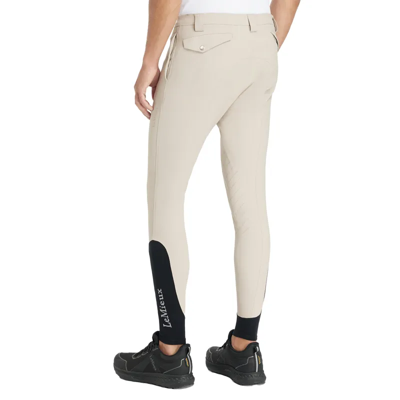 LeMieux Classique Mens Knee Grip Breeches - Beige-2