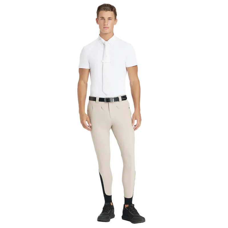 LeMieux Classique Mens Knee Grip Breeches - Beige-4