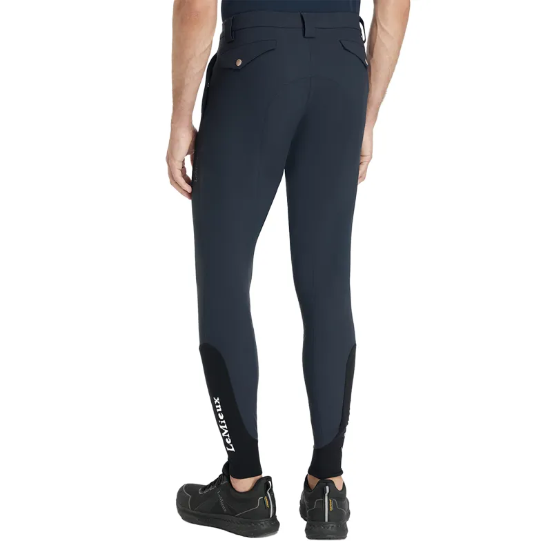 LeMieux Classique Mens Knee Grip Breeches - Navy-2