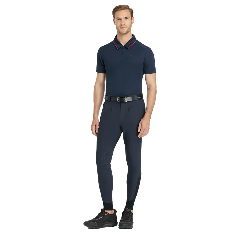 LeMieux Classique Mens Knee Grip Breeches - Navy-3