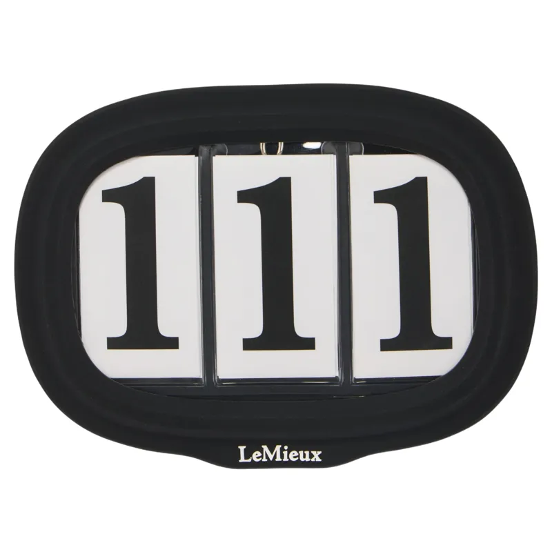 LeMieux Competition Bridle Number Holder - Black