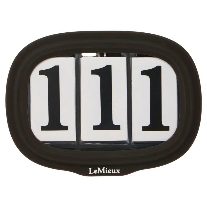 LeMieux Competition Bridle Number Holder - Brown