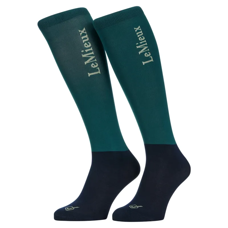 LeMieux Competition Junior Tall Riding Socks - Jungle