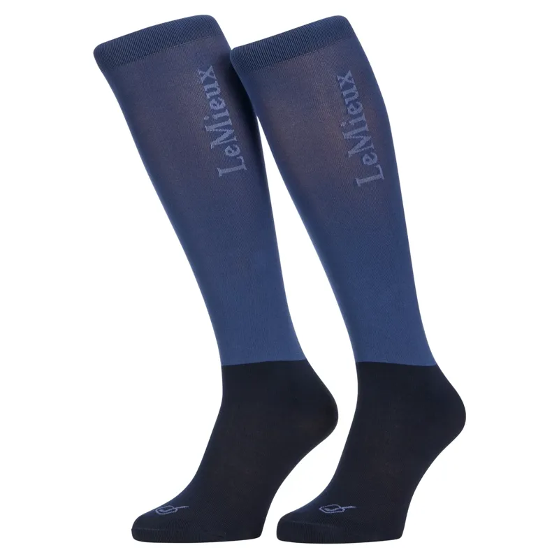 LeMieux Competition Junior Tall Riding Socks - Shadow