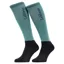 LeMieux Competition Junior Tall Riding Socks 2 Pack - Aloe