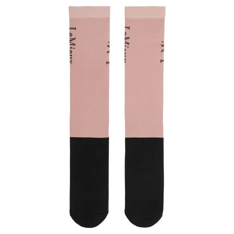 LeMieux Competition Riding Socks 2 Pack - Wild Rose-1