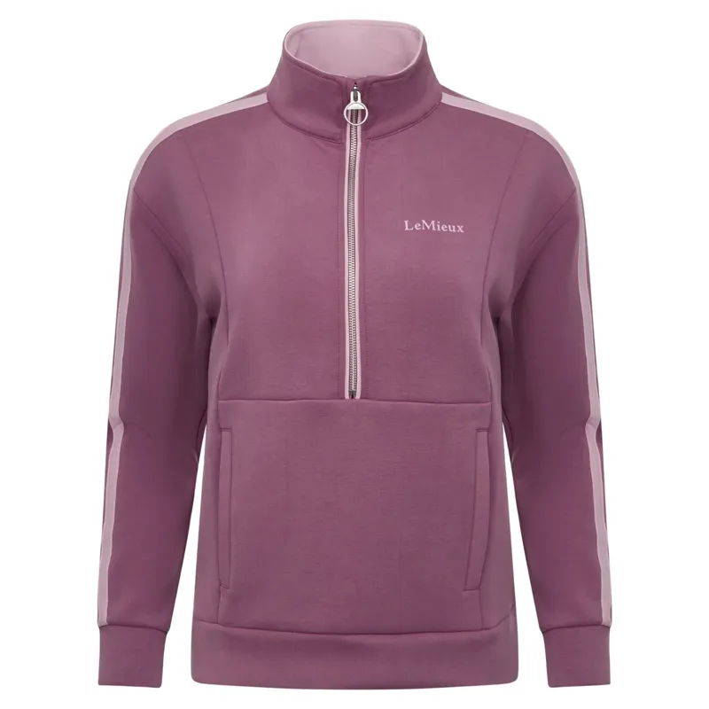 LeMieux Connie Womens Half Zip Sweatshirt - Mallow-1