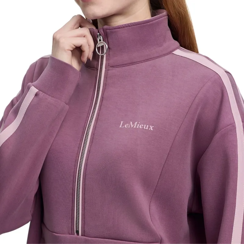 LeMieux Connie Womens Half Zip Sweatshirt - Mallow-4
