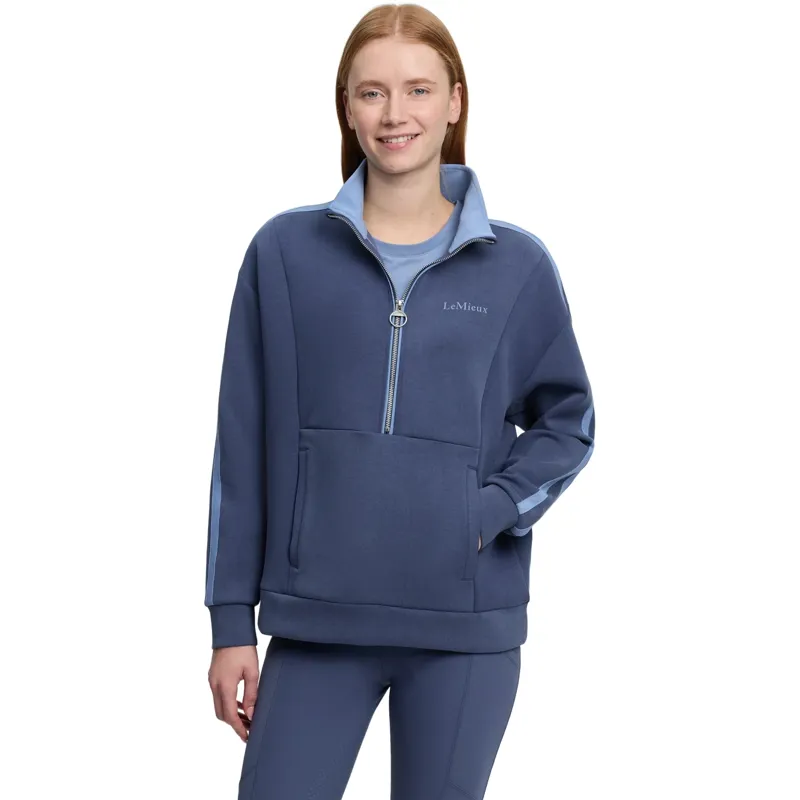 LeMieux Connie Womens Half Zip Sweatshirt - Shadow