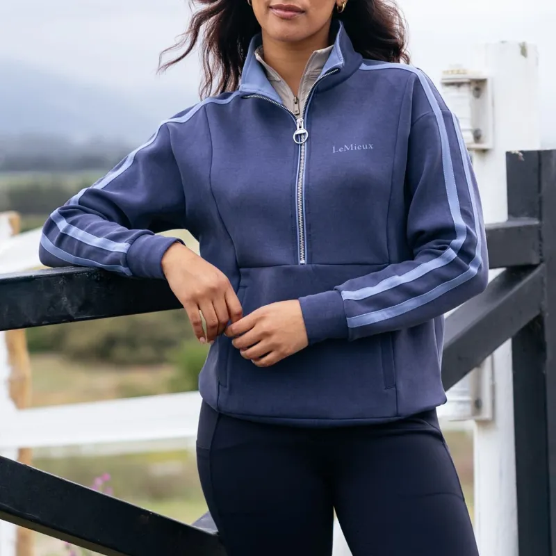 LeMieux Connie Womens Half Zip Sweatshirt - Shadow-5