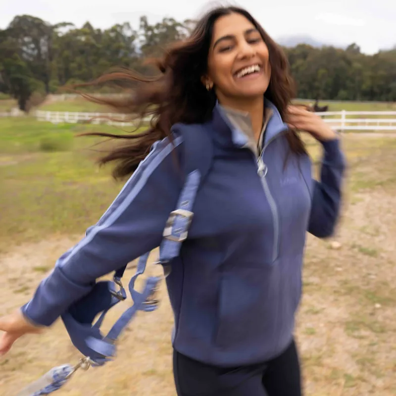 LeMieux Connie Womens Half Zip Sweatshirt - Shadow-5